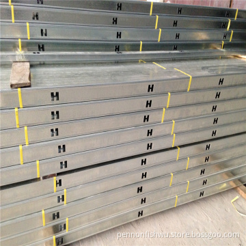 galvanized steel drywall partition perforated stud